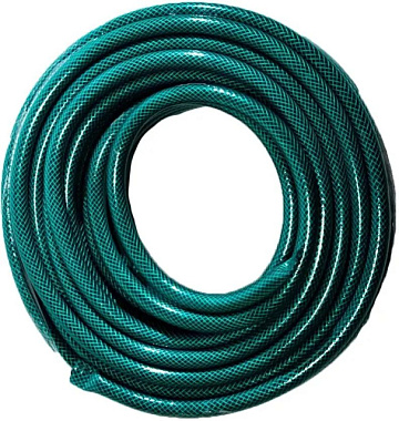 Шланг Вихрь поливочный ПВХ трехслойный армированный зеленый 3/4" 50 м 73/7/2/2