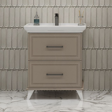 Тумба Eva Gold Michael 75 №2 мокка мусс к умывальнику Дуглас 750