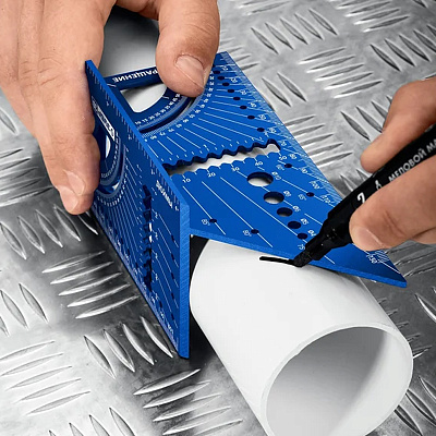 Угольник Зубр Профессионал многофункциональный 7-в-1 34399