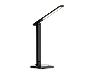 Лампа настольная светодиодная Ambrella DE451 BK черный LED 2800-6500K 9W