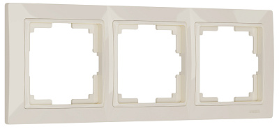 Рамка Werkel Snabb basic на 3 поста слоновая кость W0032003