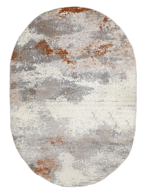 Ковер Denver Овал 1,6*2,3 м CREAM_ORANGE 8482A