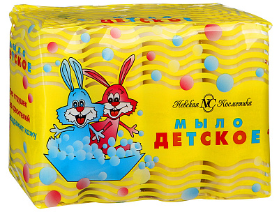 Мыло Невская косметика Детское 4*100 г 