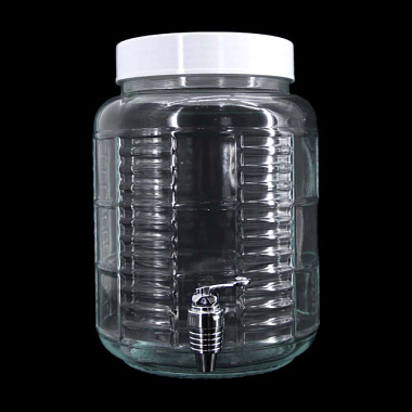Банка с гидрозатворной крышкой и краном 7 л