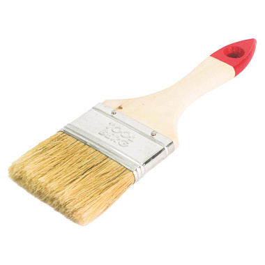 Кисть Toolberg Классик Стандарт плоская натуральная щетина дер рукоятка 63 мм 0111114