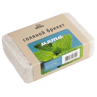 Брикет соляной Банная линия Мята 1,2 кг 11-534