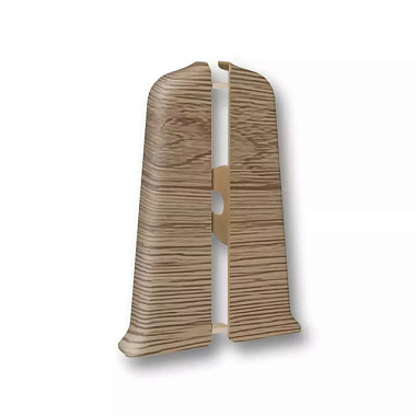 Заглушка Идеал Деконика для плинтуса 228 Дуб классик 1 пара 70 мм