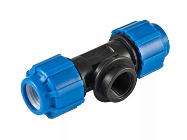 Тройник Политэк ТПК-Аква с внутренней резьбой ф25х3/4"х25 52253425