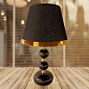 Лампа настольная Росток 6402+662 BK черный абажур h44см 1*40W E27 DUO21 988006627***