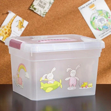Ящик FunBox Kid's Box Игрушки для хранения с ручкой 5 л 250*200*160 мм FB5130