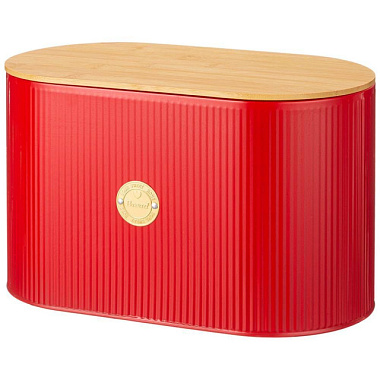 Хлебница Agness Тюдор 2в1 красный 34*18*20 см 790-315**