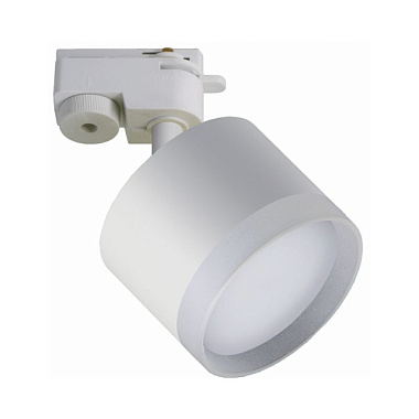 Светильник трековый MaxLight Cast 204 White GX53 круглый поворотный алюминиевое литье белый 85*70 мм