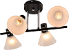 Люстра Schaffner Lavado 3525-4 BK+CR 4*E14/40W 46*35*26 см