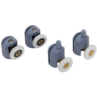 Ролики для душевой кабины Комплект №2 одинар. ниж. 2 шт + одинар. верх. 2 шт d23 мм MP ИС.131345