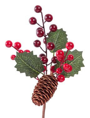 Украшение новогоднее Феникс-Презент с сосновой шишкой 26*15*6,5 см 94500