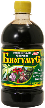 Удобрение Сила жизни Биогумус для комнатных растений и рассады органоминеральное жидкое 1 л 