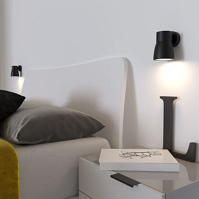 Светильник настенный Elektrostandard Cono черный MRL 1027 a061047***