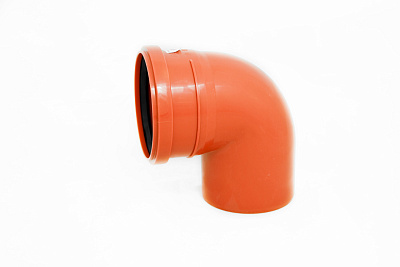 Отвод Политэк ПП наружный 110 мм 87 град 200211087