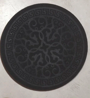 Коврик Kovroff Восток круг черный 65 см ПК/26/23/01