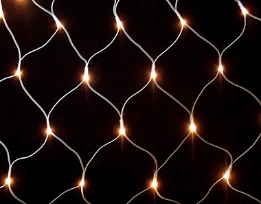 Гирлянда GLQ светодиодная сетка 144 диода 2*1 м GLQ -401-2*1M-144-W (БК)