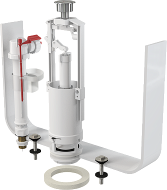 Выпускной комплект AlcaPlast со стоп кнопкой A18-1/2'' SA2000SK 1/2'' Chrom 125735