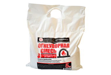 Смесь кладочная огнеупорная 5 кг