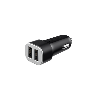 Автомобильное зарядное устройство Deppa Ultra черный 2 USB 4,8А 11287***