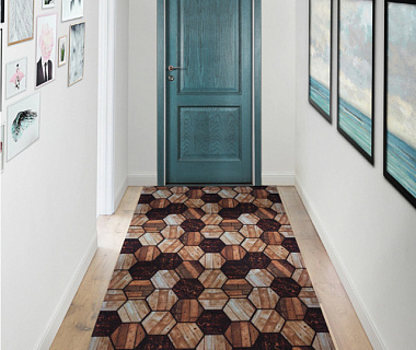 Дорожка Паркет велюровая 1,2*15 м