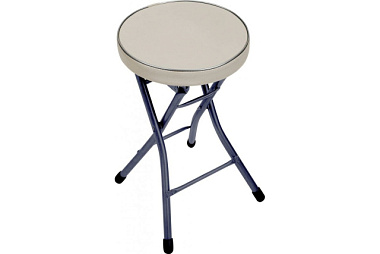 Табурет Ника складной светло-серый ТБСК1/2