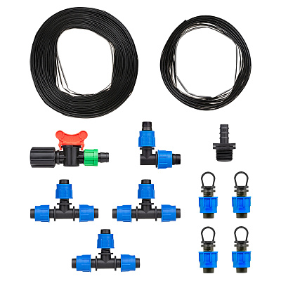 Набор капельного полива MasterProf Роса ленточный ДС.071876