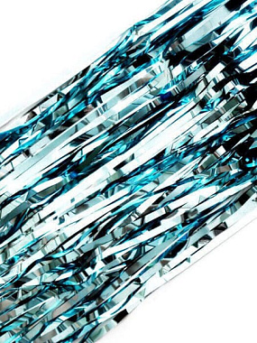 Дождик новогодний Феникс-Презент Голубой занавес из ПЭТ 100*200 см 86097