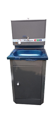 Умывальник Посейдон с ЭВН нерж. сталь Серебро 175295