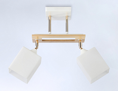 Люстра Ambrella TR9501/2 WH/FGD/FR белый/зол./белый матовый E27/2 max 40W 510*100*270