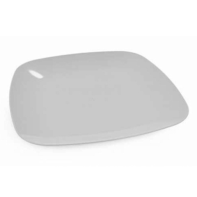 Тарелка Альтернатива Квадро плоская серый М8045