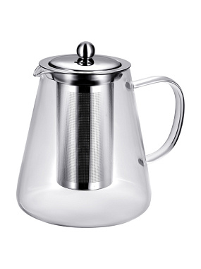Чайник заварочный Regent Inox Deli Glass с фильтр-ситечком 0,9 л GPH74-3