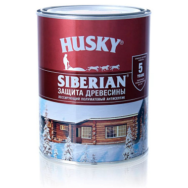 Антисептик Husky Siberian полуматовый Антик 0,9 л 25228