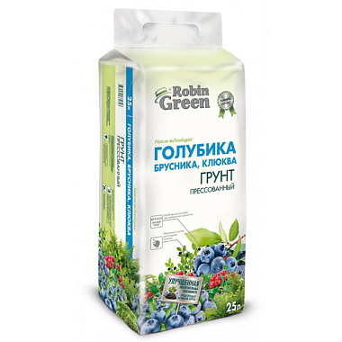 Грунт Робин Грин для Голубики Брусники Клюквы прессованный 25 л Of000130257