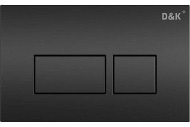 Клавиша смыва D&K Berlin универсальная черный DB1439025