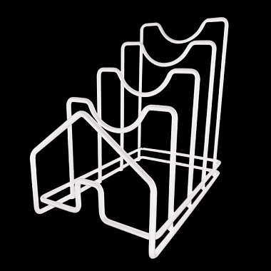 Подставка ProfFerro для крышек белый муар 210*130*200 мм П04308