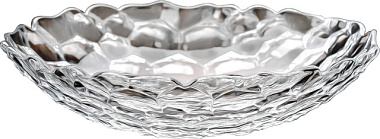 Тарелка Regent Inox Deli Glass стеклянная глубокая 26 см DSP6001-1**