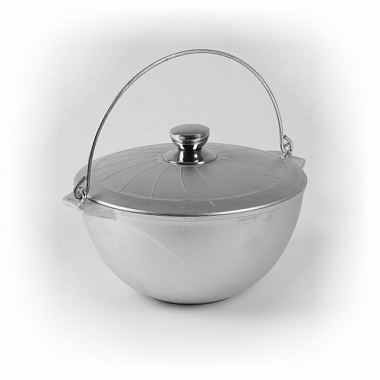 Казан Мечта алюминиевый походный литой с крышкой 6 л 56300