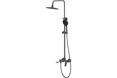 Душевая стойка Tokito Rain с тропическим душем и поворотным смесителем TOK-RAI-1017GM