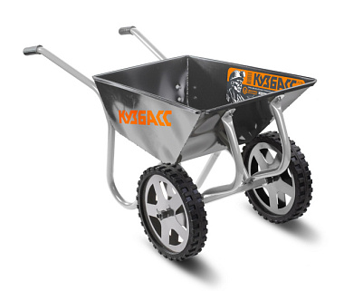 Тачка Центроинструмент Кузбасс строительно-садовая 120 л двухколесная 2174-Т