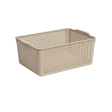Корзинка ВиолетПласт Лофт латте 13 л 395*272*165 мм 646020