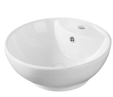 Умывальник Eva Gold A047 накладной круглый с переливом 450*450*170 мм