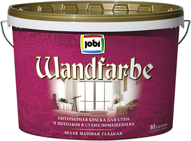 Краска Jobi Wandfarbe акриловая 10 л 10522