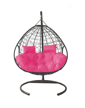 Кресло подвесное Для двоих с ротангом в ассортименте 11459999