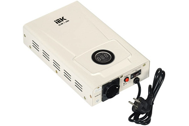 Стабилизатор напряжения IEK Slim напр. 1-ф. настенный 1кВА IVS22-1-001-09