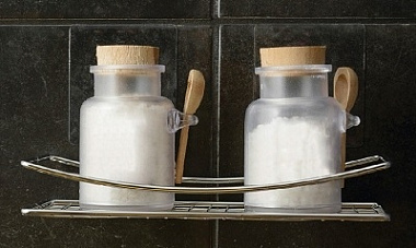 Полка-решетка Kleber Lite для ванной настенная на силиконовом креплении KLE-LT032