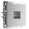 Розетка Werkel Ethernet RJ-45 серебряный W1181006***